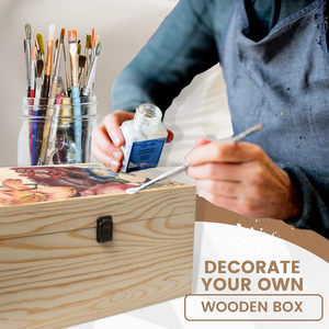 Tùy chỉnh lớn và nhỏ bằng gỗ Hộp quà tặng với đánh bóng kết thúc hình chữ nhật hình dạng với nắp - Product Image 4