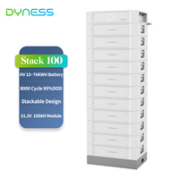 Dyness Stack 100 Hoogspannings Stapelbaar Lifepo4 Batterijsysteem 50kWh 100kWh Industrieel en Commercieel Energieopslagsysteem