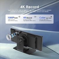 10.26" 4K Dash Cam Portabel Nirkabel Layar Carplay Navigasi Kamera Mundur Semua dalam Satu Layar Sentuh DVR Monitor