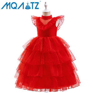 Mqatz नई कोस्प्ले रानी दिल की लड़की पार्टी पोशाक लाल रंग पोशाक लड़की पार्टी पोशाक yjfs01 - Product Image 2