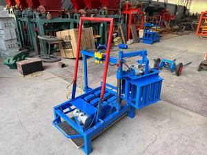 Tek fazlı elektrik 6 inç çimento içi boş blok yapma makinesi yumurta döşeme tipi 2 delikli uygun fiyatlı - Product Image 5