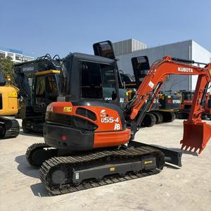 รถขุดไฮดรอลิก Kubota มือสองจาก U55-4แท้รถขุดขนาดเล็กหางเป็นศูนย์ - Product Image 3