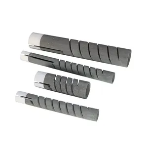 Direkt ab Werk: 1600°C Doppelspiral-Siliziumkarbidstäbe mit 99% SiC-Gehalt, 1400°C Arbeitstemperatur für Muffelöfen - Product Image 1