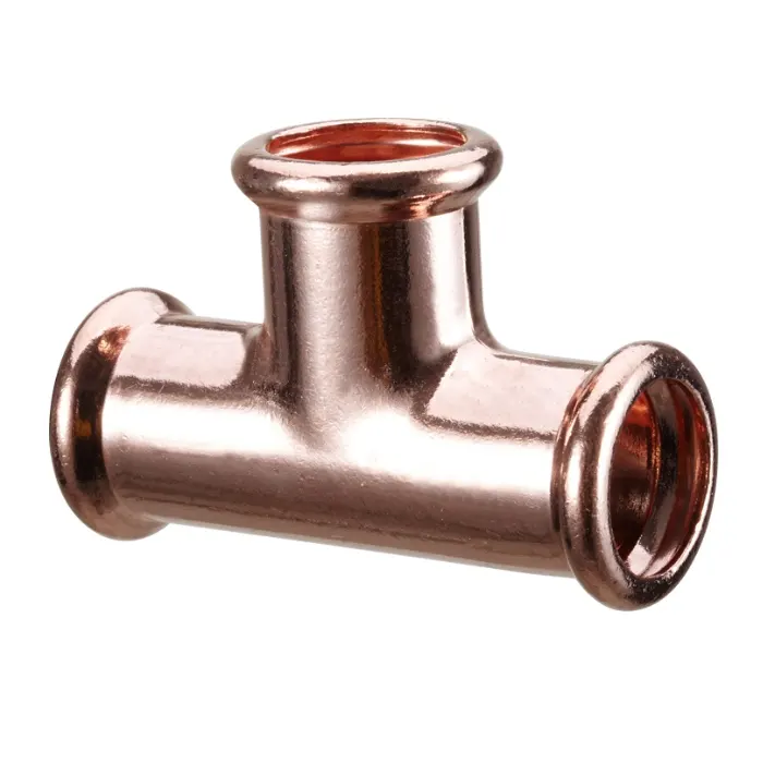 EQUAL TEE COPPER PRESS FITTINGS M TYPE