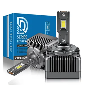 Yüksek kalite Hid led canbus farlar için 110w D1S D2S D2R D3S D4S led otomotiv oto araba için kafa lambası ampulleri D5S D8S Led ışık