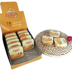 Caja de hojalata <span class=keywords><strong>con</strong></span> logotipo 3D personalizado, caramelos duros de menta, xilitol múltiple, incluyendo fresa Afrutada, limón, sin azúcar, certificado Kosher - Product Image 6