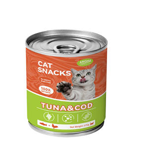 Großhandel Maßgeschneiderte Formel Premium-Qualität Katzen-Leckerlis Nassfutter für Katzen mit Lachs - Product Image 3