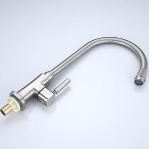 Grifo de lavabo con forma de rana de aleación de zinc cepillado, monomando, válvula cerámica, montaje en cubierta, un solo orificio - Product Image 4