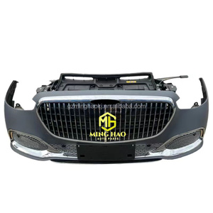 El parachoques trasero aplicable a los modelos <span class=keywords><strong>Mercedes</strong></span>-<span class=keywords><strong>Benz</strong></span> S680 y S480, incluyendo la parrilla, el radiador, las luces antiniebla, el radar y el parachoques. - Product Image 2