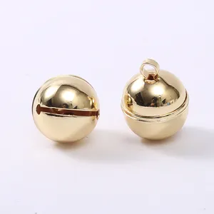 Popular Design Small Hanging Brass Bell Crafting Supplies Brass Bells