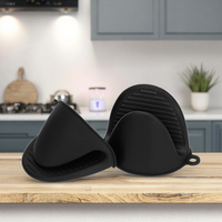 Mini gants de cuisine en silicone imprimés, résistants à la chaleur, pour vaisselle et cuisson