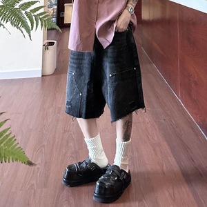 Men's Black Leather <b>Clog</b> Sandals, Retro Round Toe Buckle Strap Casual Mule Shoes - Product Image 4