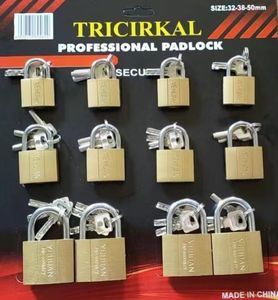 Samhoo, precio al por mayor, logotipo personalizado, candado antioxidante, caja de herramientas, duradero, imitación de cobre, candado de latón - Product Image 2