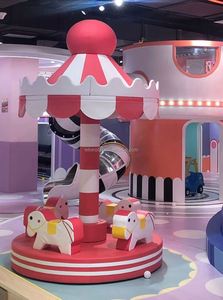Ensembles d'équipements de jeux souples pour enfants, carrousel électrique, équipement de divertissement intérieur pour aire de jeux intérieure, salle de jeux pour fêtes - Product Image 6