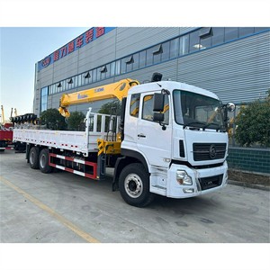 รถเครนติดรถบรรทุกจีน Dongfeng 6x4 แบบหลายส่วน แขนยืดหดได้ ขาย - Product Image 2