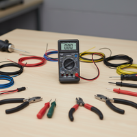 Multimeter Digital Digital LCD AC/DC kualitas tinggi Multimeter Digital tegangan 750/1000V penguji Ohm pengukur Amper