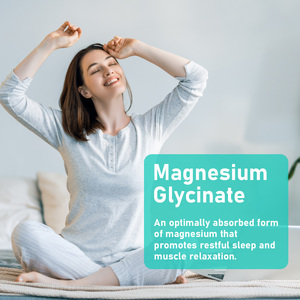High Quality Magnesium Glycinate Capsules Private Label Vegan Triple Magnesium Supports Calmness Relaxation Support May Boost - Product Image 4