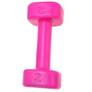 Set berat tangan berlapis neoprene wanita 15 pound neoprene olahraga ringan dumbbell wanita plastik Dip dalam Dumbbell