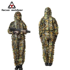 ชุดพรางตัวลายใบไม้ 3 มิติ ทำจากโพลีเอสเตอร์ สำหรับการล่าสัตว์ ถ่ายภาพ ดูนก และตั้งแคมป์ - Product Image 3