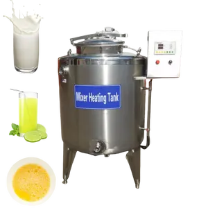 SS304 Milk Juice Pasteurizer 100L 150L 200L 300L 500L1000 L liquid Egg Juice Yogurt Milk Pasteurizer Pasteurization Machine