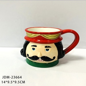 Tasse à café en céramique peinte à la main - Product Image 1