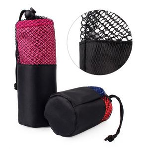 Size 210d Waterproof Eco-friendly Polyester <b>Drawstring</b> <b>Pouch</b> Bag with Customized Logo for Travel Sports Towel Household Use - Product Image 3