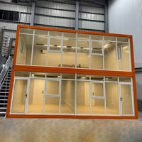 Porte de sécurité modulaire préfabriquée détachable pour maison conteneur mobile, conception respirante pour bureaux, entrepôts et espaces de vie