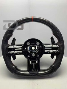 Volante de Fibra de Carbono Modificado para <span class=keywords><strong>Mercedes</strong></span> <span class=keywords><strong>Benz</strong></span> Clase A A200 <span class=keywords><strong>A180</strong></span> A260 A45 C63 W205 W204 C300 W222 G55 - Product Image 1