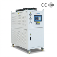 Refroidisseur d'eau industriel automatique certifié CE 220V-480V 8HP refroidi par air avec compresseur Copeland USA et pompe 200L/min