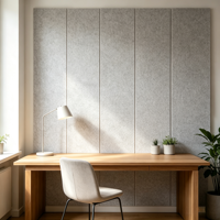 Panneau Acoustique en Feutre de Polyester sur Mesure, Service Tout-en-un, Isolation Phonique pour Mur, Revêtement Mural pour Espace de Travail, Salle de Classe, Hôtel, Intérieur