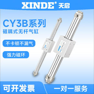 Cilindros de Acoplamiento Magnético Sin Vástago Hechos a Medida, No Estándar, Serie CY3B6/10/15/20/25/32 CY1B40H*100/300 - Product Image 4