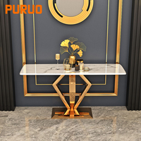 Létanches puuo — pieds métalliques de luxe en acier inoxydable, luxueux et modernes, avec miroir, idéal pour une chambre à coucher, une console en verre ou un couloir