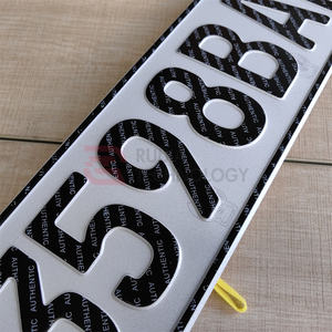Placa <span class=keywords><strong>de</strong></span> Matrícula <span class=keywords><strong>de</strong></span> Vehículo <span class=keywords><strong>de</strong></span> Metal Duradera Personalizada, Pedido Urgente, Descuento por Volumen - Product Image 3
