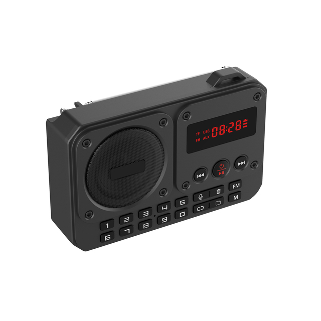 BKK FM Radio Station FM Broadcast Equipment Digital Mini Small Pocket Stereo Headphones Design  FM Portable Radio