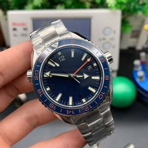 Montre mécanique classique pour homme en acier inoxydable de haute qualité, version originale, montre pour homme élégante avec date, étanche, Omegaes - Product Image 3