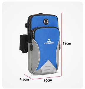 Sac de bras pour téléphone portable de sport de plein air à la mode, sac bandoulière simple, sac de poignet pour jogging, équipement de fitness universel avec brassard - Product Image 3