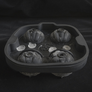 3D Halloween Kinh Dị Sọ Bí Ngô Silicone Khuôn <span class=keywords><strong>Ice</strong></span> <span class=keywords><strong>Cube</strong></span> Khay Có Nắp - Product Image 3