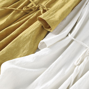 Abito gonna di canapa naturale abito estivo da <span class=keywords><strong>donna</strong></span> abito Casual in cotone di <span class=keywords><strong>lino</strong></span> ecologico comodo <span class=keywords><strong>abbigliamento</strong></span> in canapa personalizzato - Product Image 6