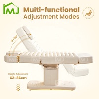 Lits de massage électriques de luxe pour esthéticiennes, salons de beauté et spas faciaux, lits pour extensions de cils