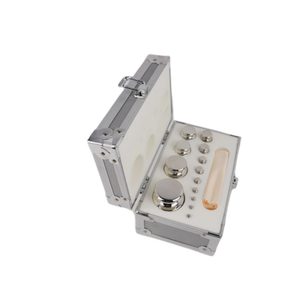 Poids d'étalonnage standard en acier inoxydable Veidt E2 F2 M1 1mg-200g à fentes pour balance de laboratoire E2 F2 - Product Image 3