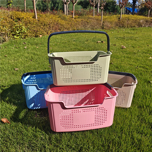 Cesta de Almacenamiento de Plástico Rectangular, Organizador de Ropa Portátil para el Hogar, Organizador de Ropa Multifuncional, Cesta de Regalo - Product Image 3