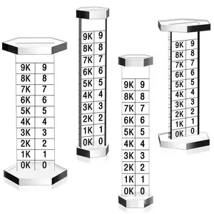 Miniature da gioco da tavolo personalizzate da combattimento montante in acrilico Flight Stand da 0 a 999 ft di altezza piattaforme movimento della flotta Stand
