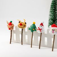 Jouet à mâcher en peluche pour chat de Noël, pour la dentition et le nettoyage des dents, élimine la mauvaise haleine, vente en gros