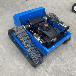 EPA EURO5 All Terrain Remote Control Zero Turn Lawn Mower Robot 550mm Crawler <b>Gasoline</b> Agricultural Rubber Track QZ-550J 0 Turn - Product Image 5