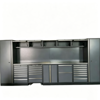 Armoire à outils combinée pour réparation automobile, chariot d'atelier, établi de maintenance mobile, OEM/OBM industriel, capacité 300 kg, rangement vertical des outils