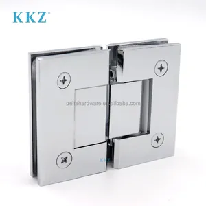 Glass Hinges And Clamps Europe North American Brass Heavy Duty Adjustable Shower Screen Hinge Clamp Handle Hardware For 180 90 Degree Shower Glass Door