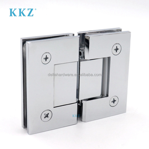 Herraje de latón de alta resistencia para Europa y América del Norte, con abrazadera de bisagra y manija ajustable para puertas de vidrio de <span class=keywords><strong>ducha</strong></span> de 180 y 90 grados - Product Image 4