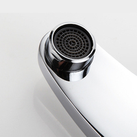 Robinet Mitigeur Automatique pour Lavabo, Robinet d'Eau Infrarouge Mains Libres, Robinet de Lavabo Inductif, Robinet de Salle de Bain à Capteur Sans Contact