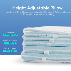<span class=keywords><strong>หมอน</strong></span>รองศีรษะ Pedic -Cloud <span class=keywords><strong>Memory</strong></span> <span class=keywords><strong>Foam</strong></span> ระบายอากาศได้ดี ขนาดมาตรฐาน แพ็คคู่ สีขาว - Product Image 4