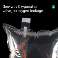 Sac de transport d'oxygène pour poissons vivants sur longue distance, sac en plastique gonflable fiable pour arowana, koï et poissons tropicaux